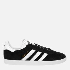 Акція на Чоловічі кеди низькі Adidas Gazelle BB5476 41.5 (7.5UK) 26 см Cblack/White/Goldmt від Rozetka