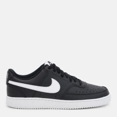 Акція на Чоловічі кеди низькі Nike Court Vision Lo Nn DH2987-001 46 (12US) 30 см Black/White-Black від Rozetka