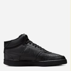 Акція на Чоловічі кеди високі Nike Court Vision Mid Nn DN3577-003 41 (8US) 26 см Чорні від Rozetka