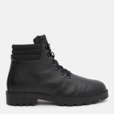 Акція на Чоловічі зимові черевики Prime Shoes 566 Black Leather 16-566-30111 40 26.5 Чорні від Rozetka