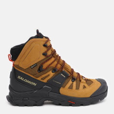 Акція на Чоловічі черевики для туризму високі з Gore-Tex Salomon Quest 4 Gtx L47156400 43.5 (9.5US) 27.5 см Rubber/Black/Fiery Red від Rozetka