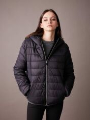 Акция на Куртка зимова коротка жіноча DeFacto A0581AX-BK27 S Black от Rozetka