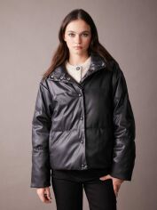 Акция на Куртка зимова жіноча DeFacto A2397AX-BK27 XL Black от Rozetka