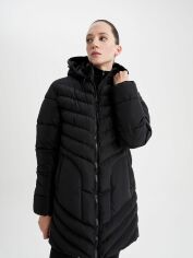 Акція на Куртка зимова жіноча DeFacto Z4781AZ-BK81 XL Black від Rozetka
