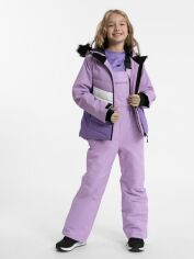 Акция на Дитяча зимова лижна куртка для дівчинки 4F 4FJAW23TTJAF292-52S 128 см Фіолетова от Rozetka