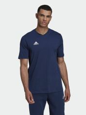 Акция на Футболка Adidas ENT 22 Tee HC0450 2XL Синя от Rozetka