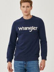 Акція на Світшот чоловічий Wrangler W212025 M Синій від Rozetka