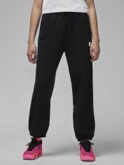 Акція на Спортивные штаны женские Nike AIR Jordan Fleece Pant DQ4607-010 L Черные від Rozetka