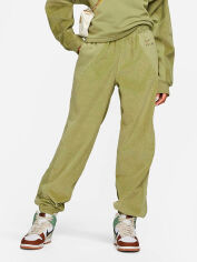Акція на Спортивні штани на флісі жіночі Nike Air Cord Fleece Pant DQ6926-334 M Оливкові від Rozetka
