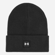 Акція на Шапка чоловіча Under Armour UA Halftime Shallow Cuff 1379990-001 One Size Чорна від Rozetka