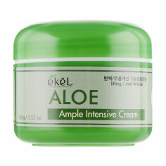 Акция на Крем для обличчя Ekel Aloe Ample Intensive Cream з екстрактом алое, 100 г от Eva