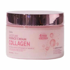 Акция на Зволожувальний крем для обличчя Esfolio Moisture Essence Cream Collagen для всіх типів шкіри, з колагеном, 200 г от Eva