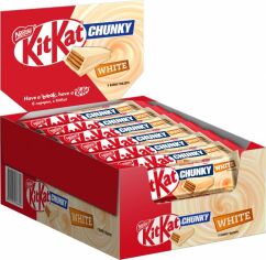 Акція на Упаковка батончиків KitKat Chunky White в білій глазурі 40 г х 24 шт від Rozetka