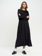Акція на Плаття жіноче Big Star Dressawa-906 S Чорне від Rozetka