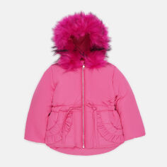Акція на Дитяча зимова куртка для дівчинки Одягайко 20271 98 см Рожева від Rozetka