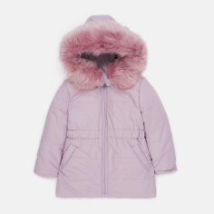 Акція на Дитяча зимова куртка для дівчинки Одягайко 20515 98 см Рожева від Rozetka