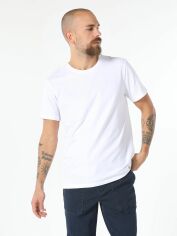 Акція на Футболка бавовняна довга чоловіча Colin's CL1058592WHT 3XL White від Rozetka