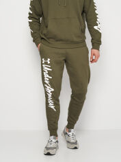 Акція на Спортивні штани утеплені Under Armour Rival Fleece Graphic Jgrs 1379776-390 M від Rozetka