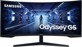 Акція на Samsung Odyssey G5 LC34G55T Black (LC34G55TWWIXCI) від Y.UA