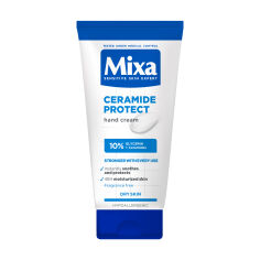 Акція на Захисний крем для рук Mixa Ceramide Protect Hand Cream для сухої шкіри, з церамідами, 100 мл від Eva