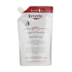 Акція на Олія для душу Eucerin pH5 Huile De Douche для сухої, чутливої шкіри, 400 мл (запаска) від Eva
