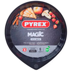 Акція на Форма круглая для выпекания пирога с волнистыми бортами Pyrex Magic 27см MG27BN6/7146 від Podushka