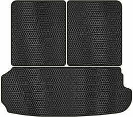 Акция на EVA килимок EVAtech в багажник авто для Audi Q7 (4M) 7 seats 2015+ 2 покоління SUV USA 3 шт Black от Rozetka