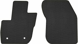 Акция на EVA килимки EVAtech в салон авто передні для Ford Fusion Restyling 2017+ 2 покоління Sedan USA 2 шт Black от Rozetka