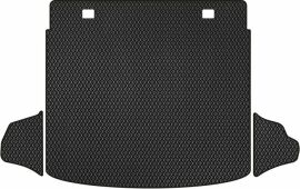Акція на EVA килимок EVAtech в багажник авто для Honda CR-V (RW) Restyling 2020+ 5 покоління SUV USA 3 шт Black від Rozetka