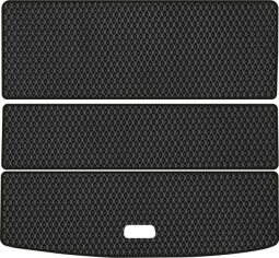 Акция на EVA килимок EVAtech в багажник авто для BMW X1 (F48) AT 2015-2022 2 покоління SUV USA 3 шт Black от Rozetka