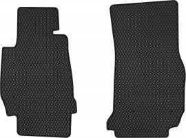 Акція на EVA килимки EVAtech в салон авто передні для BMW 3 Series (F30) 2012-2019 6 покоління Sedan USA 2 шт Black від Rozetka