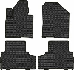 Акція на EVA килимки EVAtech в салон авто для Kia Sorento (UM) 5 seats 2014-2020 3 покоління SUV EU 4 шт Black від Rozetka