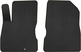 Акція на EVA килимки EVAtech в салон авто передні для Nissan Micra IV (K13) 2010-2016 4 покоління Htb USA Black від Rozetka