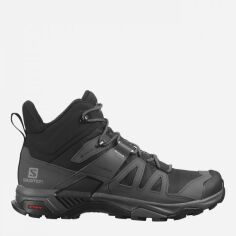 Акція на Чоловічі черевики для туризму з Gore-Tex Salomon X Ultra 4 Mid Gtx L41383400 41.5 (8US) 26 см Black/Mgnt/Prlbl від Rozetka