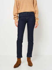 Акція на Джинси Slim Fit жіночі Levi`s 724 High Rise Straight 18883-0227 27-30 Темно-сині від Rozetka