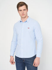 Акція на Сорочка бавовняна чоловіча Levi's Battery Housemark Slim Fit 86625-0005 L Allure Blue від Rozetka