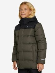 Акція на Дитяча зимова куртка для хлопчика Outventure Boys' Jacket 124465-FB 122-128 см Коричневий/Чорний від Rozetka