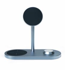 Акция на Wiwu Wireless Charger Stand Power Air X23 15W Gray for iPhone 15 I 14 I 13 I 12 series, Apple Watch and Apple AirPods от Stylus