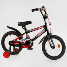 Акція на Велосипед Corso Striker EX-16128 (чорно-червоний) від Y.UA