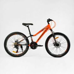 Акція на Спортивний велосипед Corso Gravity Shimano оранжевый (GR-24005) від Stylus