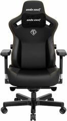 Акція на Ігрове крісло Anda Seat Kaiser 3 Size L Black (AD12YDC-L-01-B-PV/C) від Y.UA