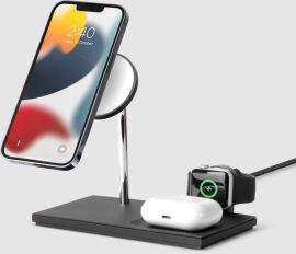 Акція на Native Union Wireless Charger Base Station Snap 3-in-1 Black (SNAP-3IN1-BLK-EU) для iPhone 15 I 14 I 13 I 12 series, Apple Watch and Apple AirPods від Y.UA