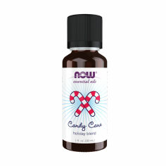 Акція на Ефірна олія NOW Foods Candy Cane Essential Oil Різдвяна суміш, 30 мл від Eva