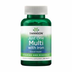 Акція на Дієтична добавка вітаміни в таблетках Swanson Multi With Iron Мультивітаміни з залізом, 130 шт від Eva