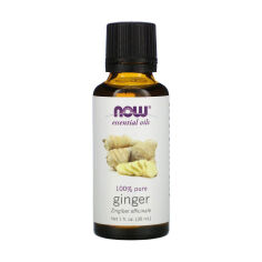 Акція на Ефірна олія Now Foods Essential Oil 100% Pure Ginger Імбирна олія, 30 мл від Eva