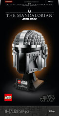 Акция на Конструктор LEGO Star Wars Шолом Мандалоріанця (75328) от Будинок іграшок