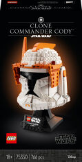 Акция на Конструктор LEGO Star Wars Шолом командора клонів Коді (75350) от Будинок іграшок