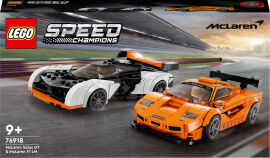 Акция на Конструктор LEGO Speed Champions McLaren Solus GT і McLaren F1 LM (76918) от Будинок іграшок