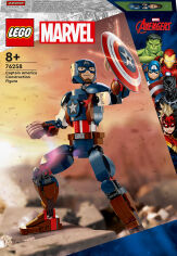 Акция на Конструктор LEGO Marvel Super Heroes Фігурка Капітана Америка для складання (76258) от Будинок іграшок