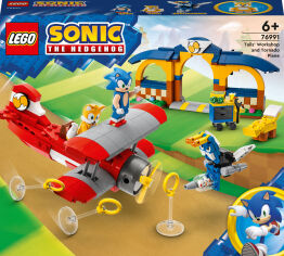 Акция на Конструктор LEGO Sonic the Hedgehog Майстерня Тейлз і літак Торнадо (76991) от Будинок іграшок